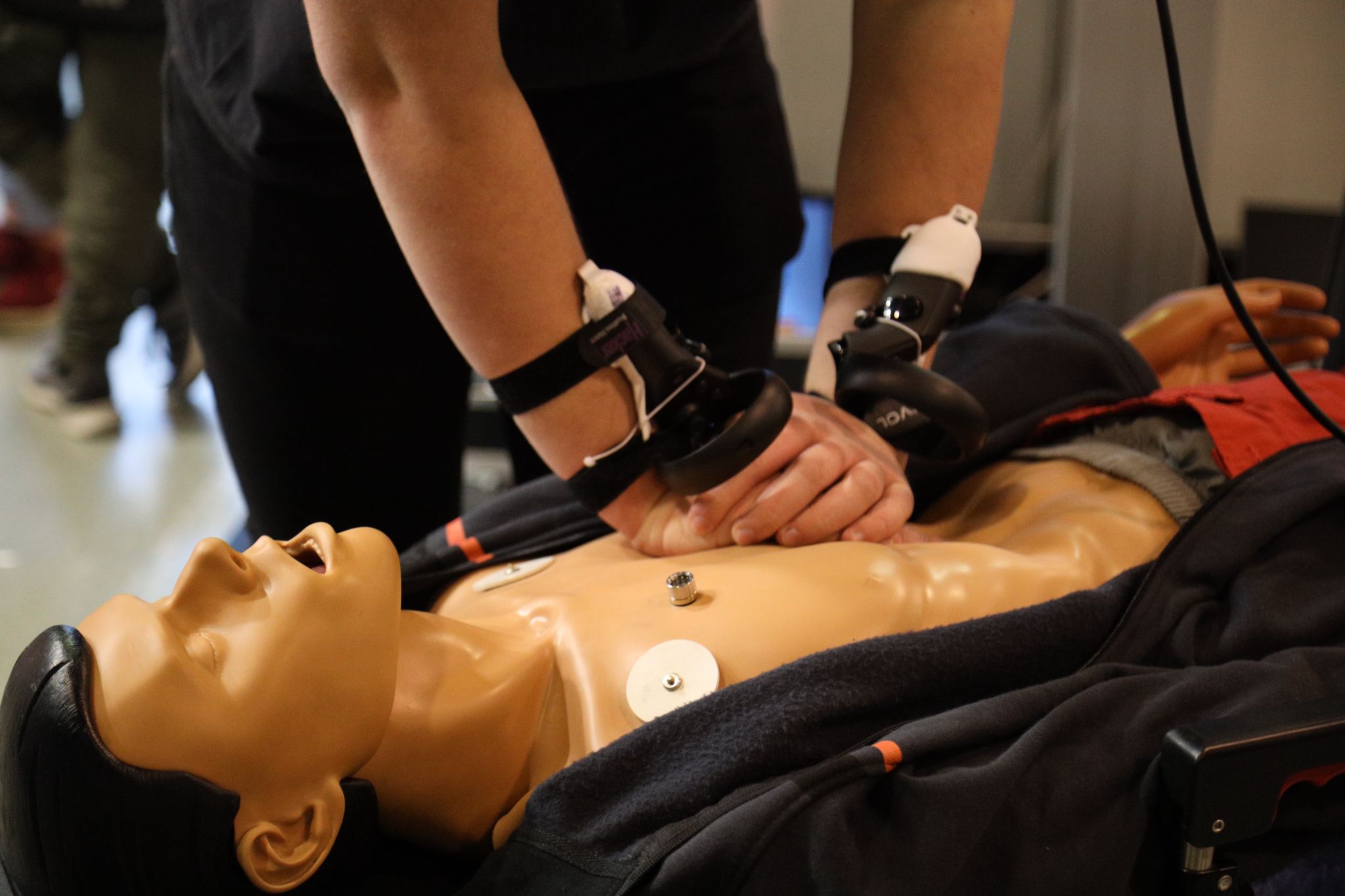 VR-Reanimationstraining in Aktion